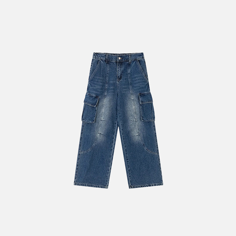 Çok Cepli Kargo Pantolon, önden görünüm — Navra Wear