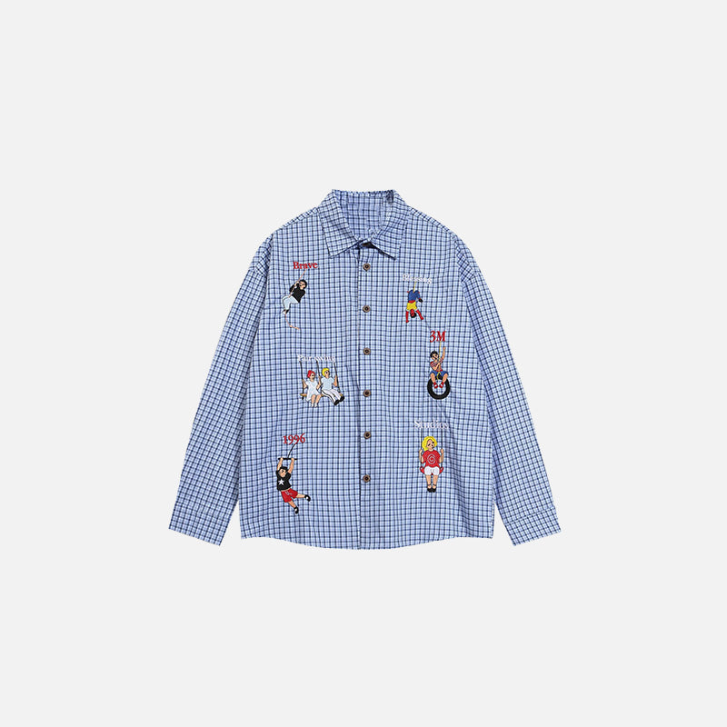 Ekose Gömlek, önden görünüm — Navra Wear