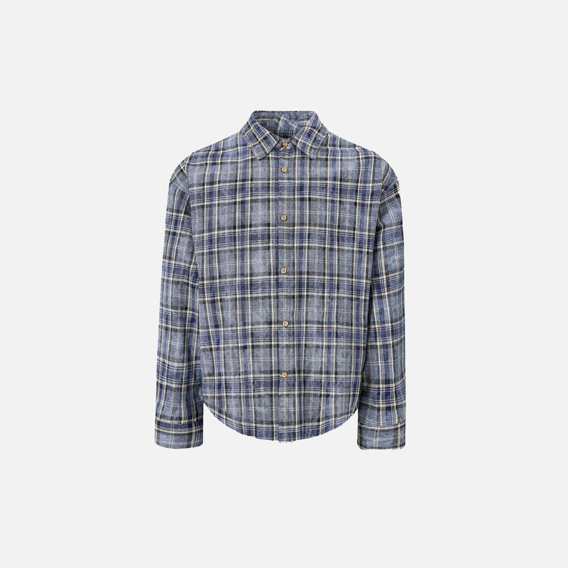 Soft Pile Plaid Comfort Long Sleeve Shirt