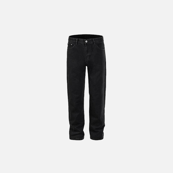 Düz Kesim Jean Pantolon, önden görünüm — Navra Wear