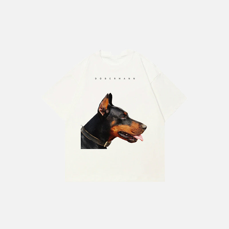 Baskılı Basic Tişört, önden görünüm — Navra Wear