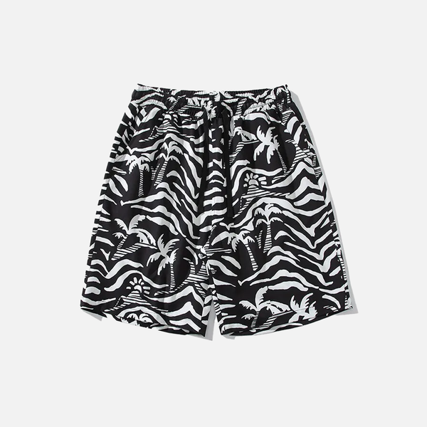 Glacial Silk Print Shorts