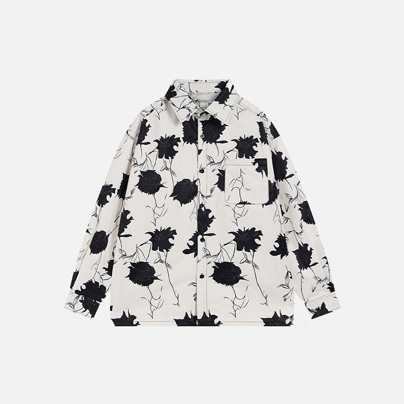 Bloom Graphic Twin-Pocket Shirt