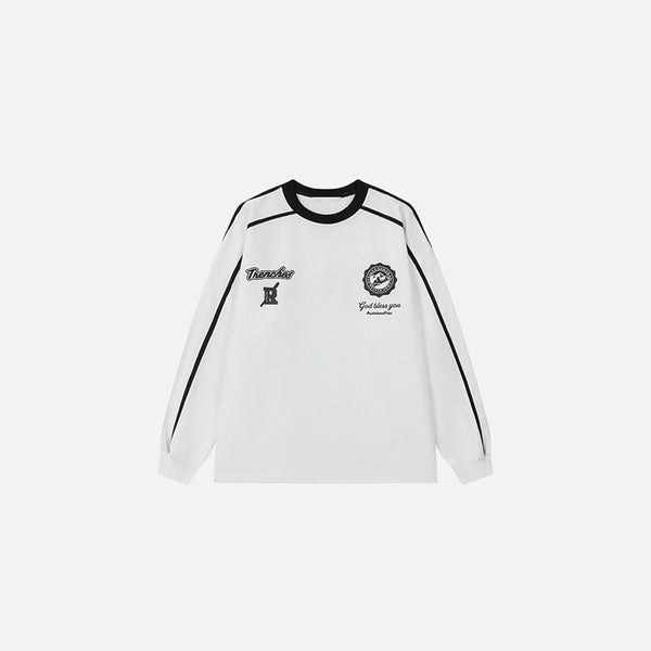 Baskılı Basic Kazak, önden görünüm — Navra Wear