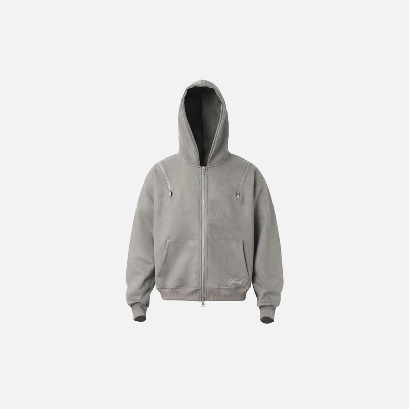 Chrome Zip Retro Street Hood