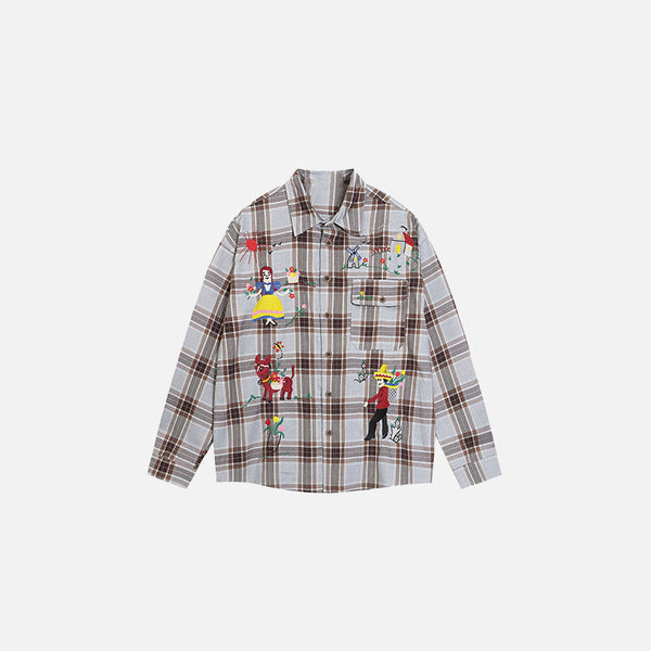 Ekose Gömlek, önden görünüm — Navra Wear