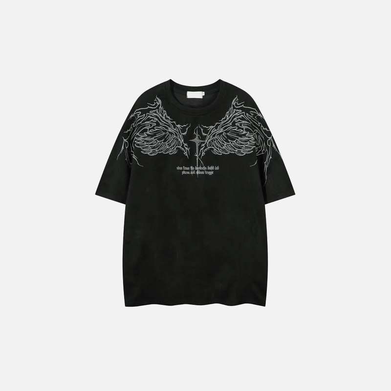 Plush Oversized Hand-Stitched Short Sleeve T-Shirt