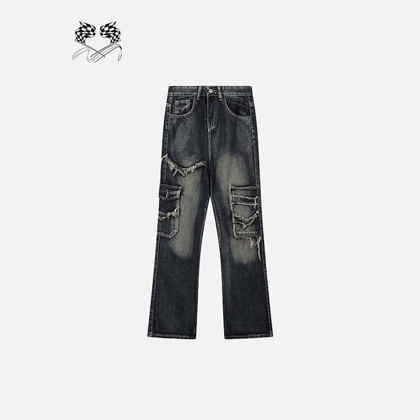 Faded Relaxed High-Rise Denim