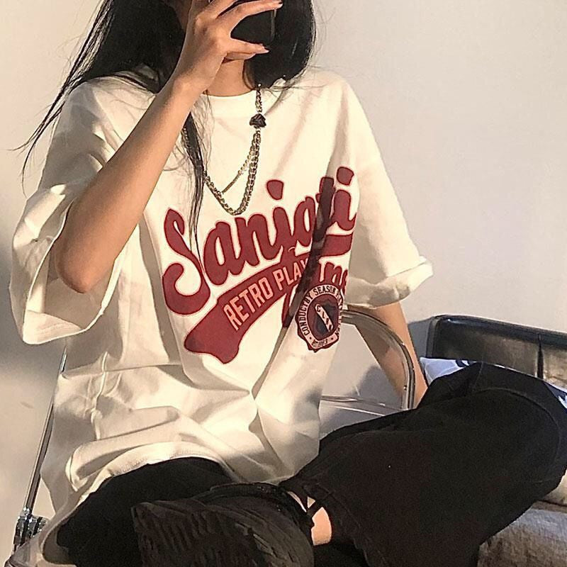 Women Polished Wide-Body Faded Era Warm-Season T-Shirt