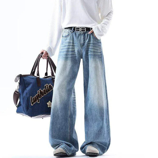 High-Quality Ombre Rinse Classic Tube Denim