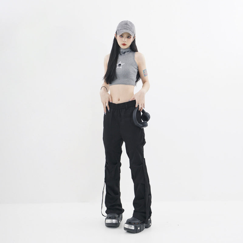 Kadın Wide Leg Jogger, önden görünüm — Navra Wear