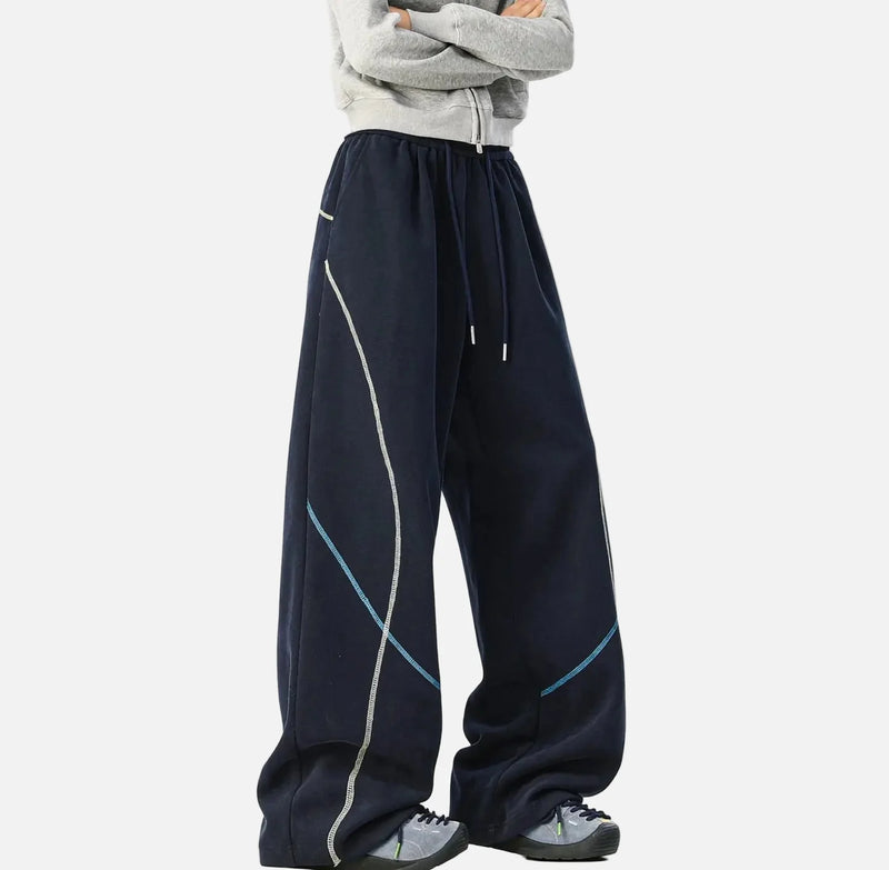 Hip-Hop Baskılı Beli Lastikli Jogger, önden görünüm — Navra Wear