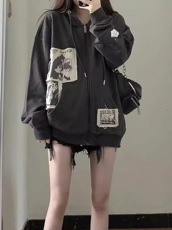 Pocket Grunge Aesthetic Hood