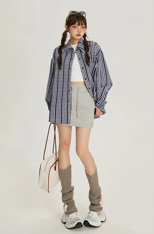 Stripe Easy Long Sleeve Casual Top