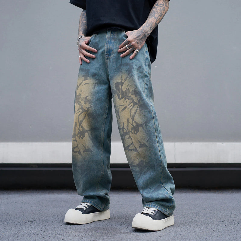 Chic Rock N Roll Relaxed Fitting Rinse Denim