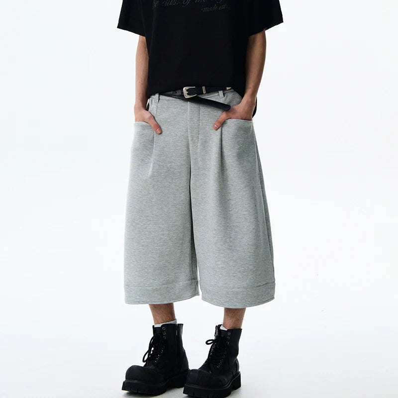 Stylish High Quality Plain Casual Denim Shorts