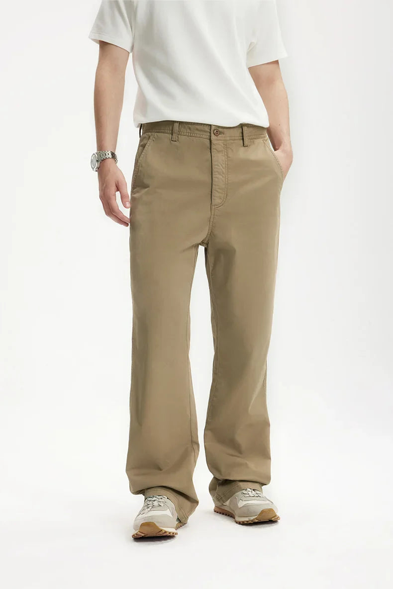 Classic Chino Straight Trousers