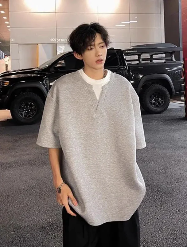 Ice-Cap Feeling High-End Relaxed T-Shirt