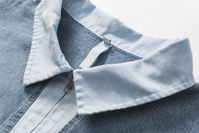 Yıkanmış Sport Polo Yaka Tişört, yan görünüm — Navra Wear