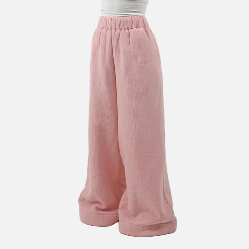 Wide Leg Jogger, önden görünüm — Navra Wear
