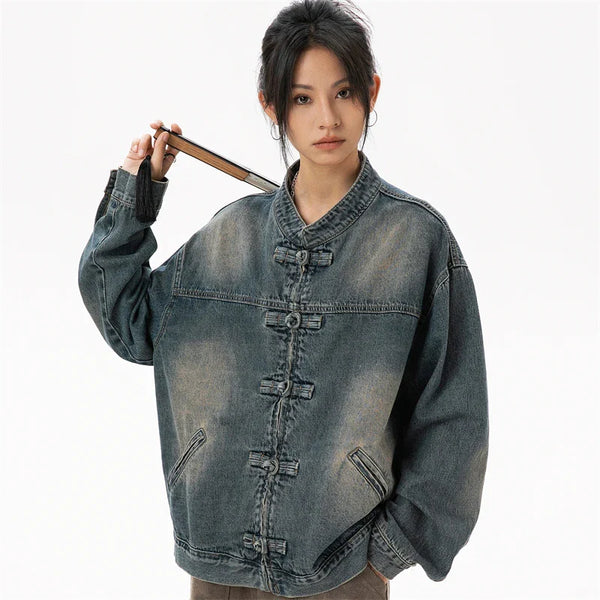 Women Comfort Indigo Cotton Denim Jacket
