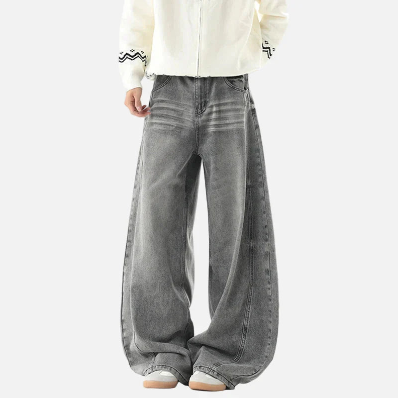 Vintage İspanyol Paça Jean Pantolon, önden görünüm — Navra Wear