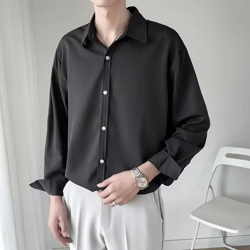 Kore Baskılı Günlük Gömlek, önden görünüm — Navra Wear