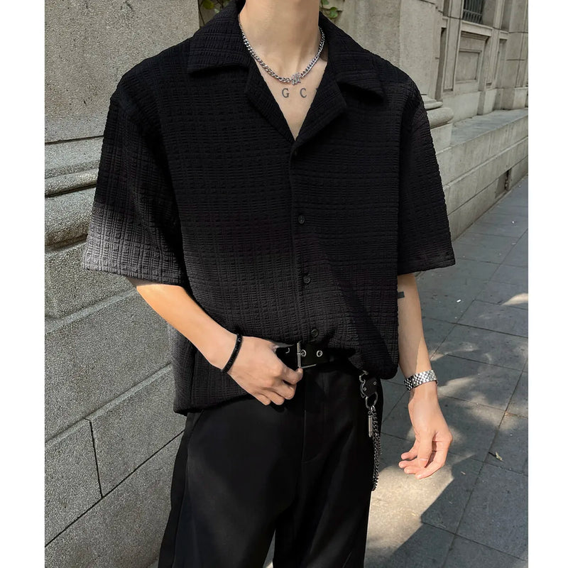 Modern Bol Kesim Basic Gömlek, önden görünüm — Navra Wear