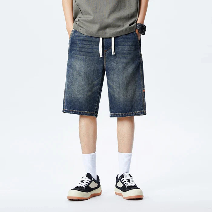 Heat Wave Wide Denim Shorts