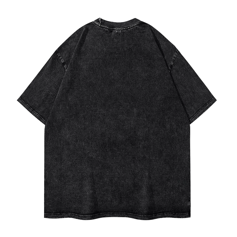 Harf Baskılı Tişört, yakın çekim — Navra Wear