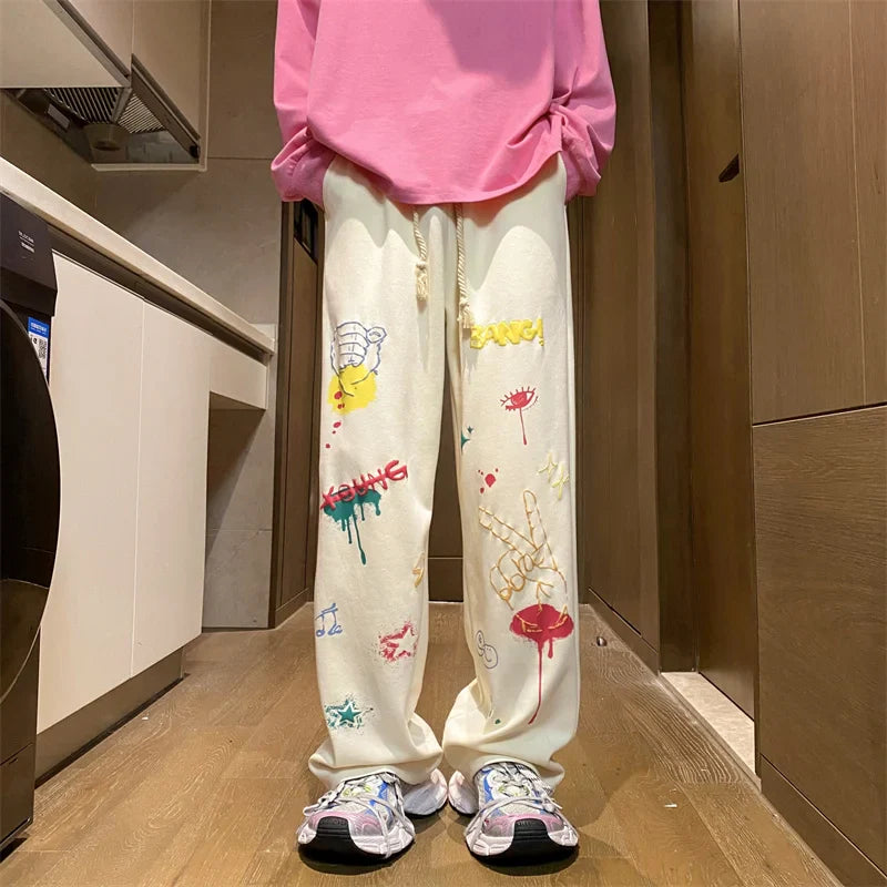 Y2K Bol Kesim Jogger, önden görünüm — Navra Wear