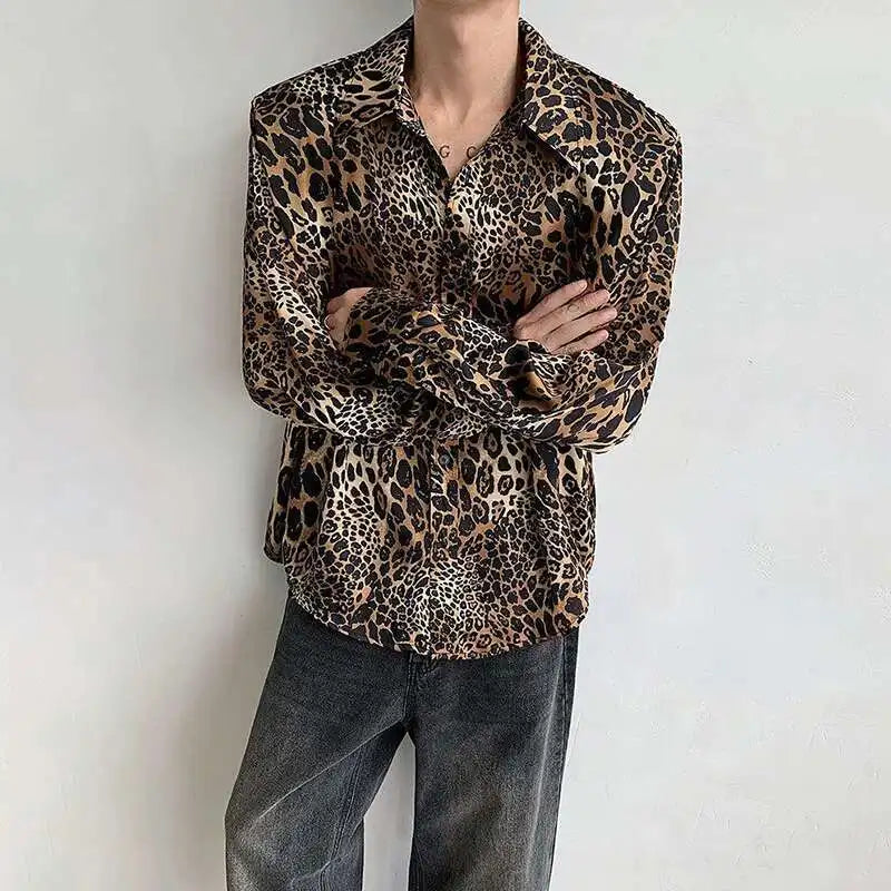 Wild Luxe Leopard Long Sleeve Blouse