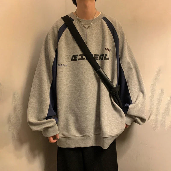 Y2K Baskılı Sweatshirt, önden görünüm — Navra Wear