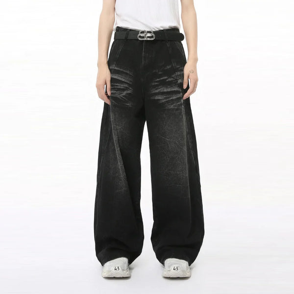 Metro Faded Easy Cut Bell Leg Denim