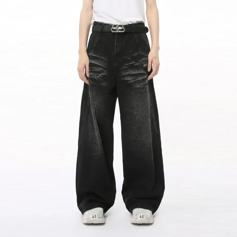 Metro Faded Easy Cut Bell Leg Denim
