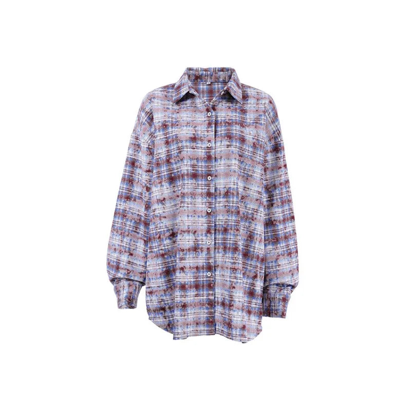 Contrast Comfort Easy Womens Blouse