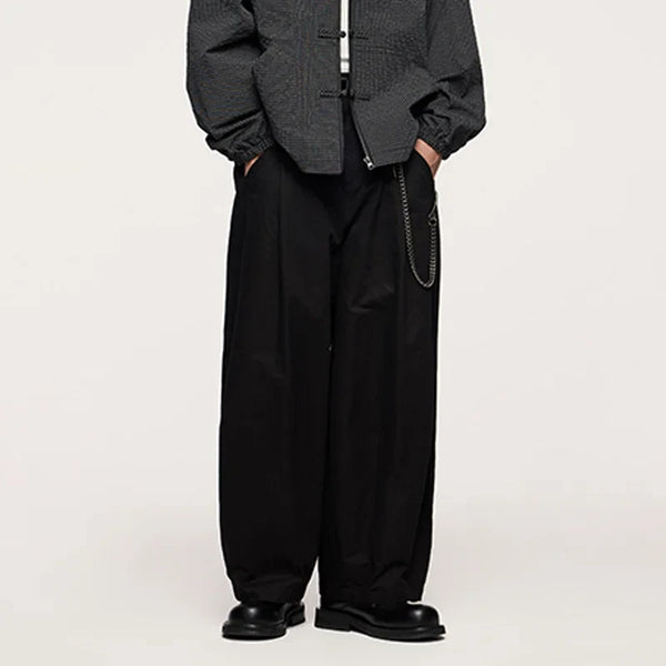 Relaxed Fit Wide Leg Pants