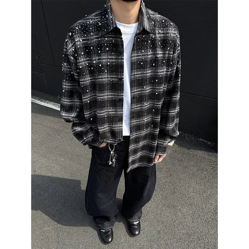 Yıldız Baskılı Gömlek, önden görünüm — Navra Wear