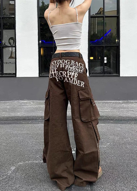 Academic Wide Fit Grunge Denim Street Jeans alternatif görünüm