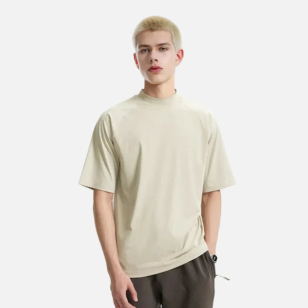 Vintage Sade Bisiklet Yaka Tişört, önden görünüm — Navra Wear