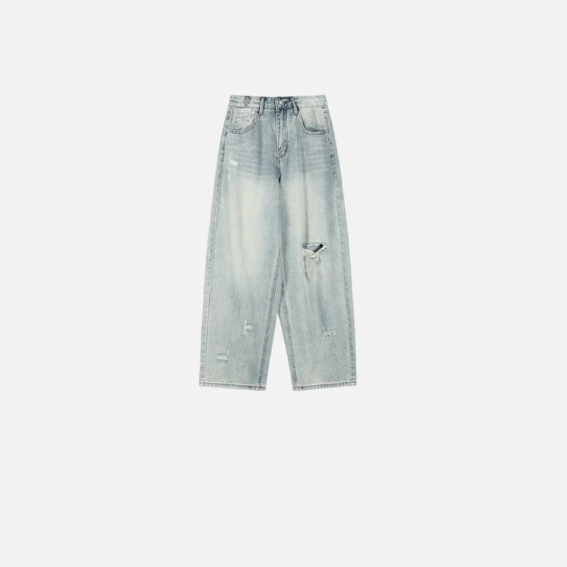 Metro High-Rise Faded Bell Leg Denim