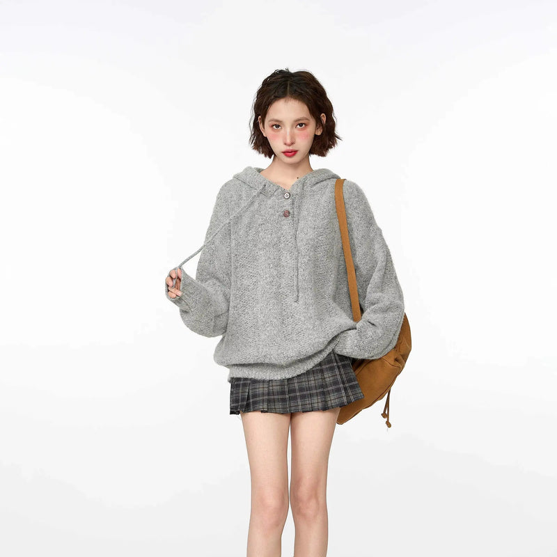 Classic Comfort Cozy Knitted Sweatshirt