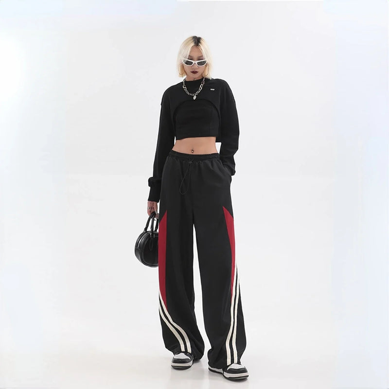 Vintage Çizgili Jogger, önden görünüm — Navra Wear