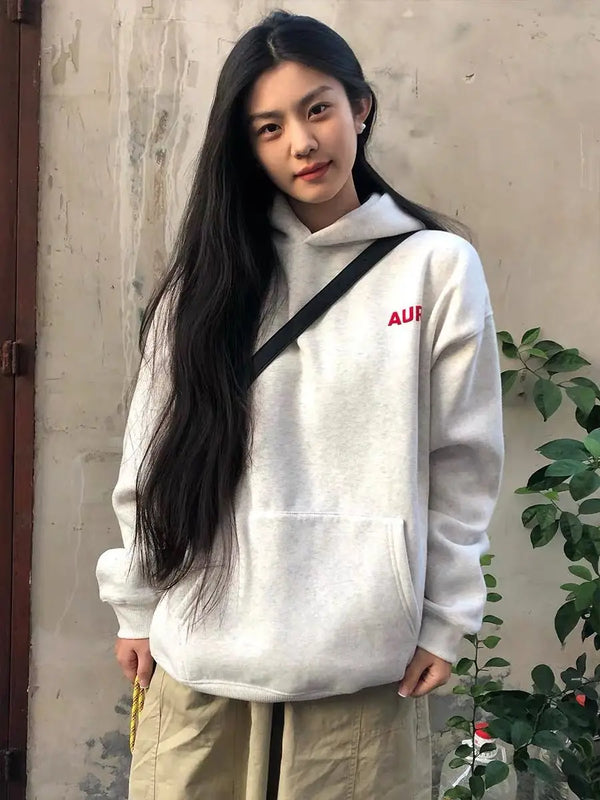 Minimal Seoul Print Sweatshirt