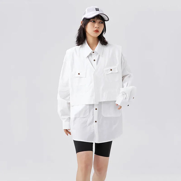Clean Canvas Oversized Solid Top