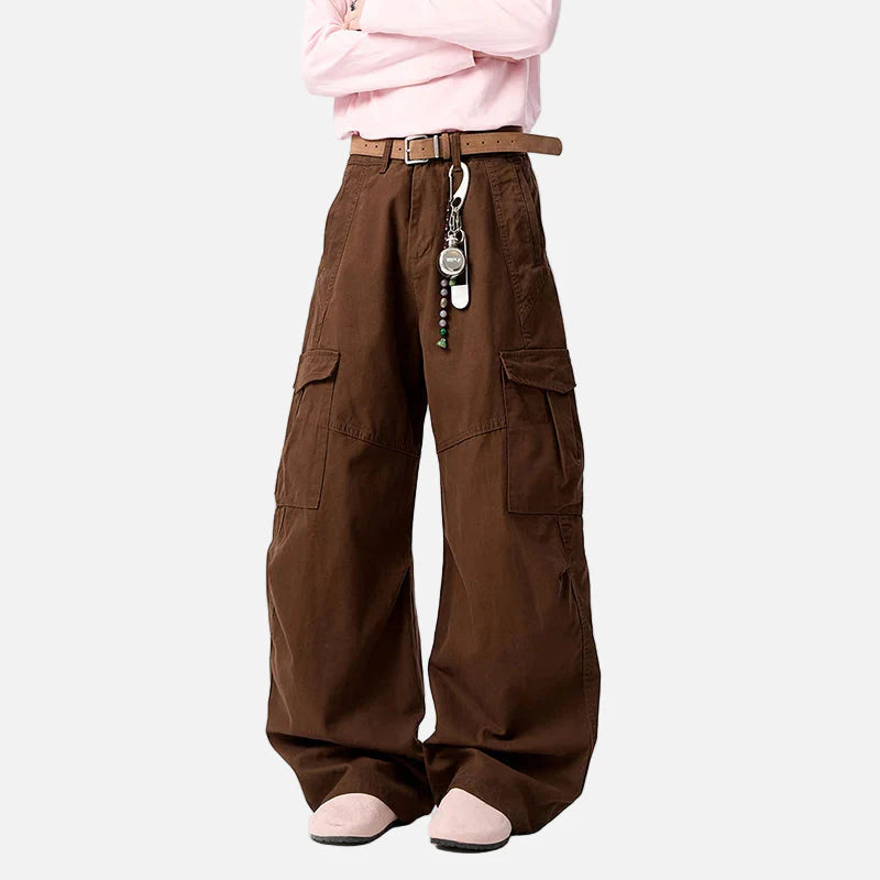 Metro Flare Leg Blade-Cut Street Pants