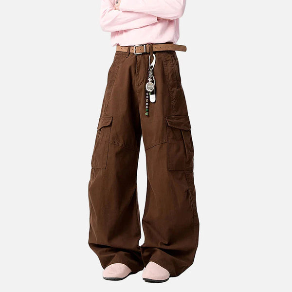 Metro Flare Leg Blade-Cut Street Pants