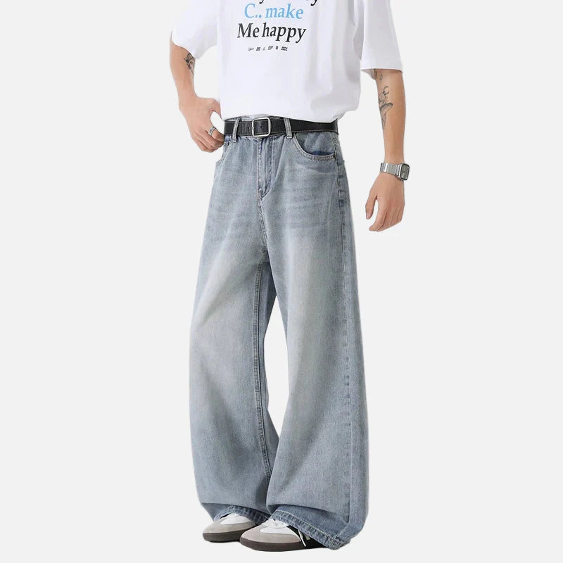 Easy High-Rise Bell Leg Denim