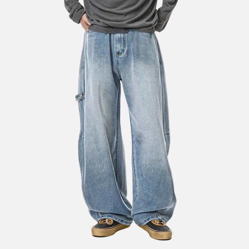 Field Rinse Bell Leg Denim Relaxed Denim