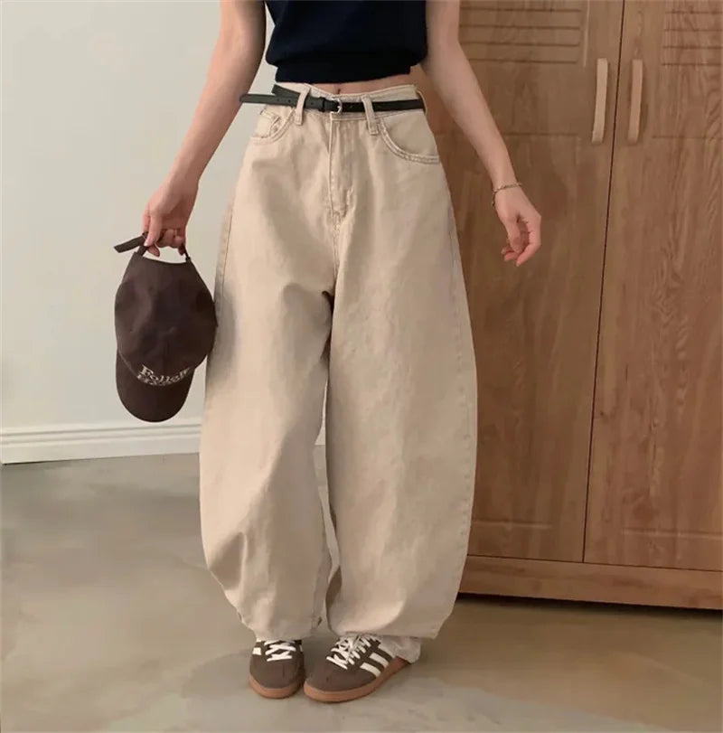 Women Classic High-Rise Rinse Relaxed Denim